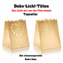 Topseller - Deko - Licht - Tüten / die ausgefallene Dekoration für Innen und Außen