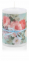 Preview: Blumen - Motiv - Kerze - "roses bleu" - NEUHEIT 2014 Ø100mm x 150mm Höhe