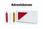 Preview: Adventskerzen in verschiedenen Grössen und Farben erhältlich