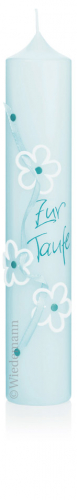 Taufkerze Topseller Babyblau "Sweet Baby" 167.020.112