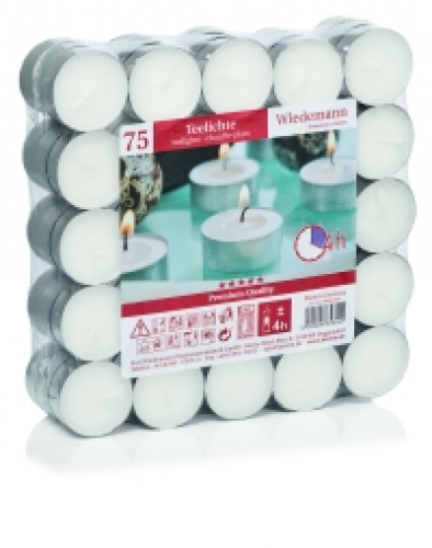 Teelichter Packungen in verschiedenen Grössen und Stückzahlen