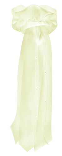 Taufschleife in der Farbe 038 Creme - aus Satin - 554.003.038 - Topseller