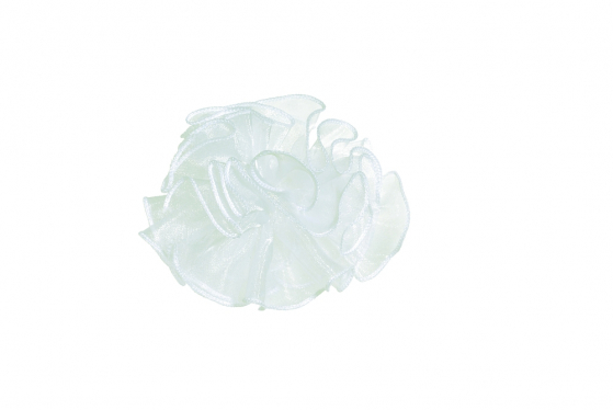 Tropfer aus Organza/Band in der Farbe 004 Weiss - 564.006.004 - Topseller