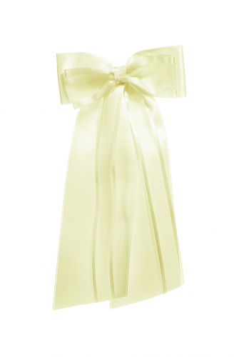 Taufschleife in der Farbe 038 Creme - aus Satin - 566.032.038