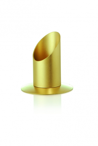 Kerzenständer aus Metall - Leuchter für Kerzen mit Ø40mm in der Farbe Gold 026