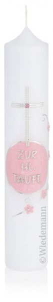 Taufkerze Topseller Rosa 166.861.016