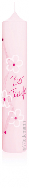 Taufkerze Topseller Babyrosa "Sweet Baby" 167.020.111