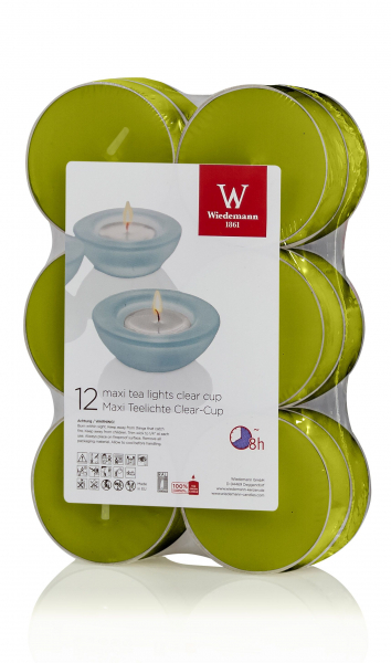 Maxi Teelichte Ø56mm 12er Pack