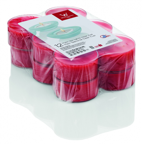 Maxi Teelichte Ø56mm 12er Pack