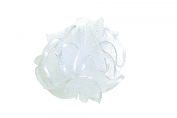 Tropfer aus Feintüll/Band in der Farbe 004 Weiss - 561.007.004