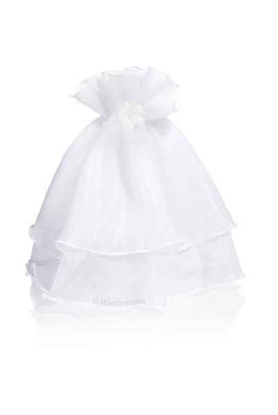 Taufröckchen aus Satin in Farbe 004 Weiss